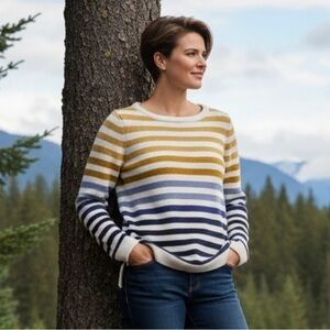 Joules Chenille Striped Sweater